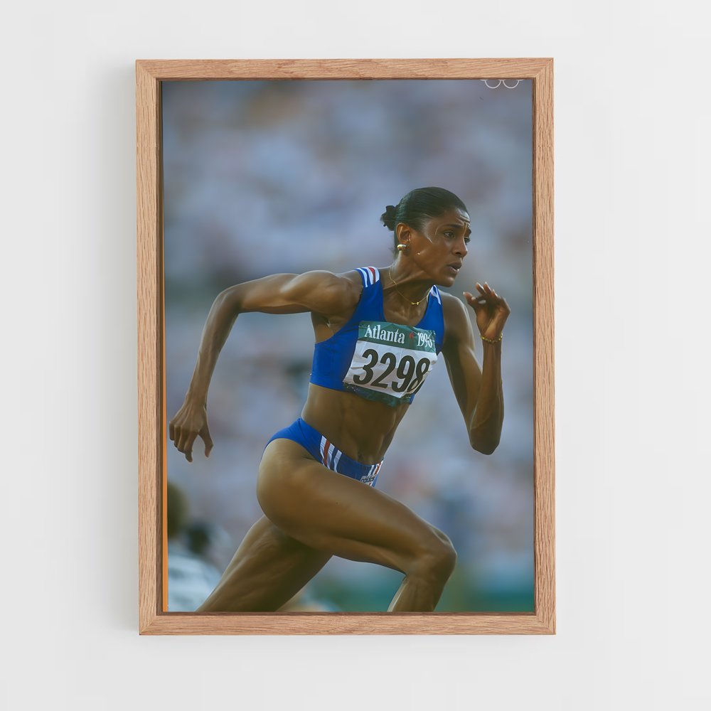 Poster La Course de Marie-José – affiche Athlétisme (vue 4)